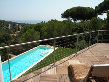 Villa de luxe à Saint Tropez, composée de 6 chambres, pour une surface habitable de 650 m².