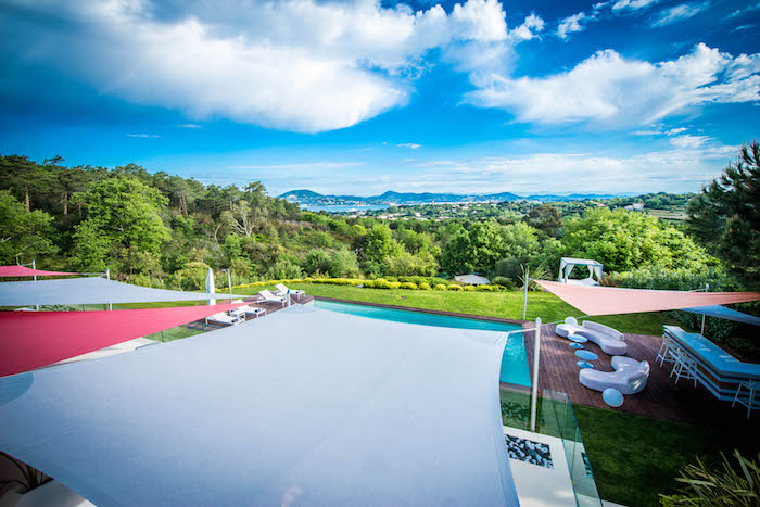 Villa de luxe à Saint Tropez, composée de 6 chambres, pour une surface habitable de 420 m².
