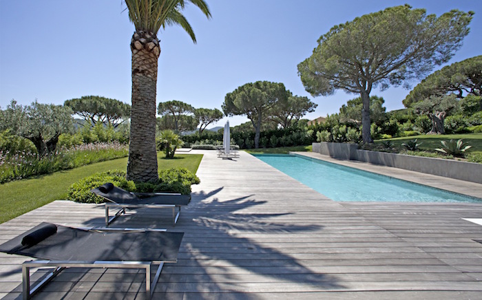 Villa de luxe à Saint Tropez, composée de 6 chambres, pour une surface habitable de 330 m².