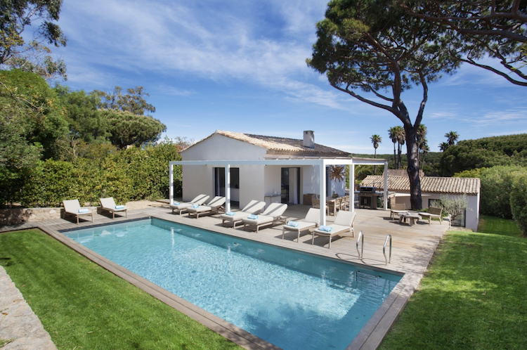 Villa de luxe à Saint Tropez, composée de 4 chambres, pour une surface habitable de 250 m².