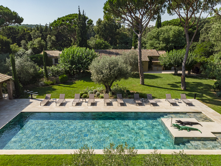 Villa de luxe à Saint Tropez, composée de 5 chambres, pour une surface habitable de 180 m².