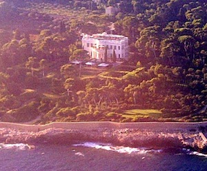 Chateau de la Croe - view from sky