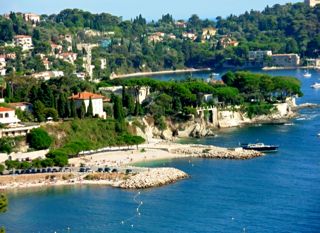 Villefranche beach