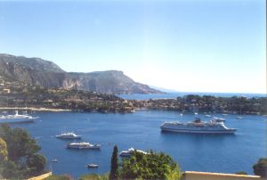 View of Cap ferrat from Villefranche