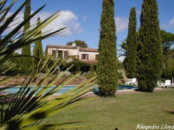 Villa de luxe à Saint Tropez, composée de 5 chambres, pour une surface habitable de  m².