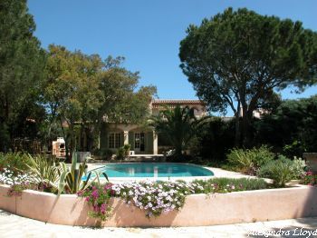 Villa de luxe à Saint Tropez, composée de 4 chambres, pour une surface habitable de  m².