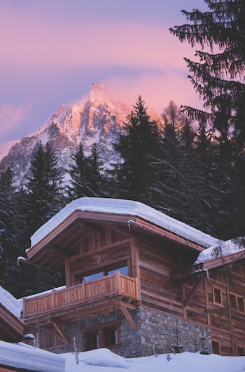 Chalet de luxe à Chamonix, composée de 5 chambres, pour une surface habitable de  m².