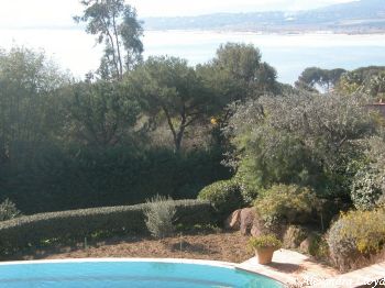 Villa de luxe à Saint Tropez, composée de 6 chambres, pour une surface habitable de  m².