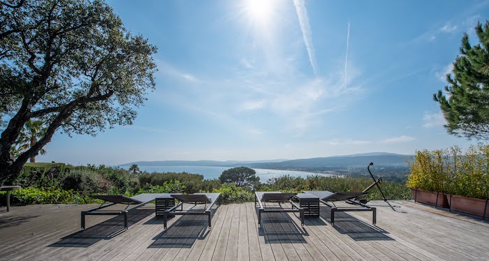 Villa de luxe à Saint Tropez, composée de 5 chambres, pour une surface habitable de 250 m².