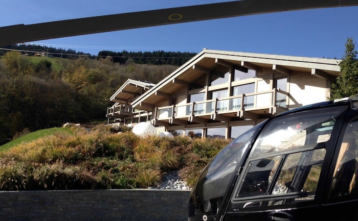 Chalet de luxe à Megève, composée de 6 chambres, pour une surface habitable de  m².