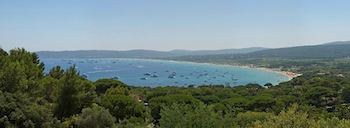 Villa de luxe à Saint Tropez, composée de 5 chambres, pour une surface habitable de  m².