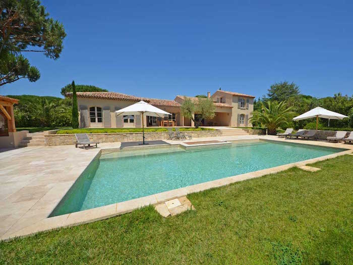 Villa de luxe à Saint Tropez, composée de 5 chambres, pour une surface habitable de 245 m².