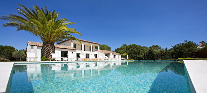 Villa de luxe à Saint Tropez, composée de 6 chambres, pour une surface habitable de 500 m².