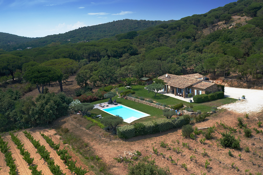 Villa de luxe à Saint Tropez, composée de 4 chambres, pour une surface habitable de 200 m².