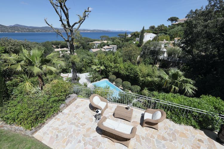 Villa de luxe à Saint Tropez, composée de 5 chambres, pour une surface habitable de 250 m².