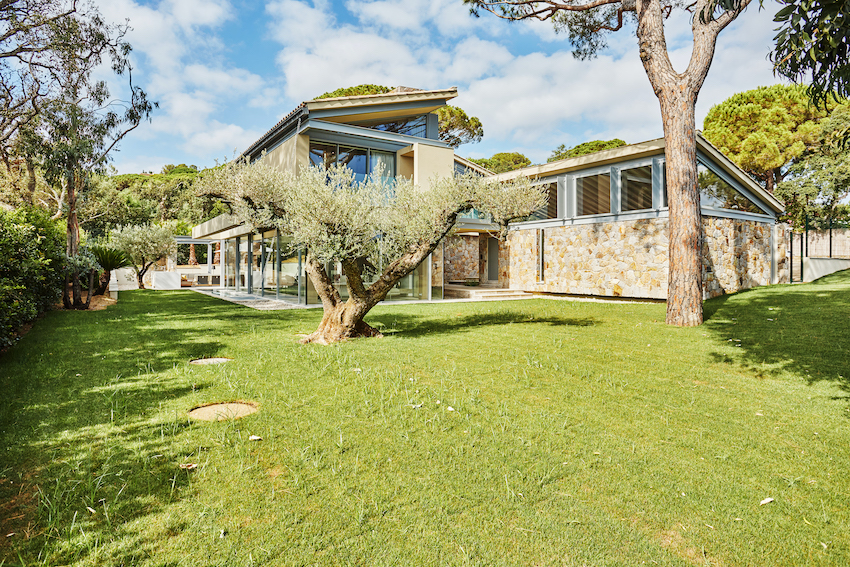 Villa de luxe à Saint Tropez, composée de 4 chambres, pour une surface habitable de  m².