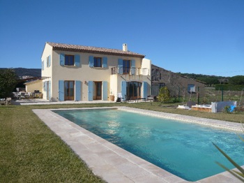 Villa de luxe à Saint Tropez, composée de 4 chambres, pour une surface habitable de  m².