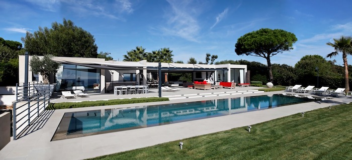 Villa de luxe à Saint Tropez, composée de 6 chambres, pour une surface habitable de 400 m².