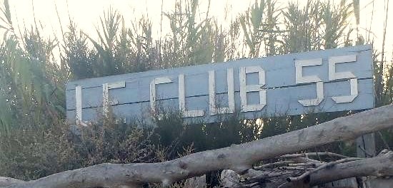 the Club 55 sign