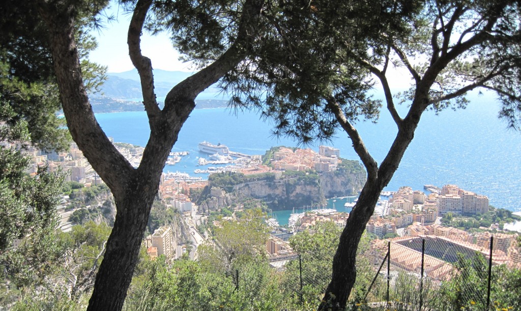 Views from a villa over Monaco 
