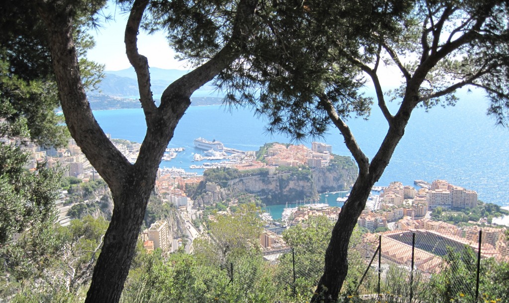 Views from a villa over Monaco