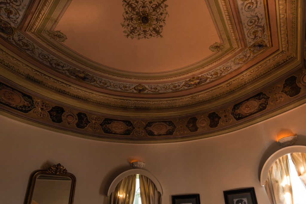 Living room ceilings of the Chateau