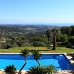 Pool, views in Les Hauts de Saint Paul