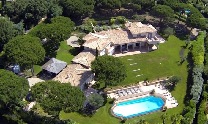 Villa de luxe à Saint Tropez, composée de 7 chambres, pour une surface habitable de 480 m².